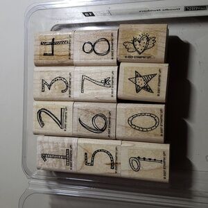 Stampin Up “Doodle Numbers” stamp set